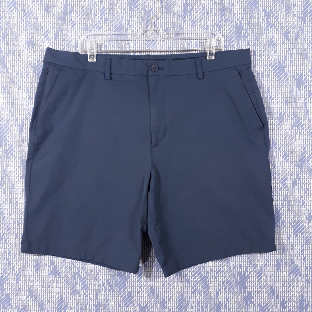 Vineyard Vines On The Go Shorts‎ Mens Size 38 x 9 Performance Chino Blue